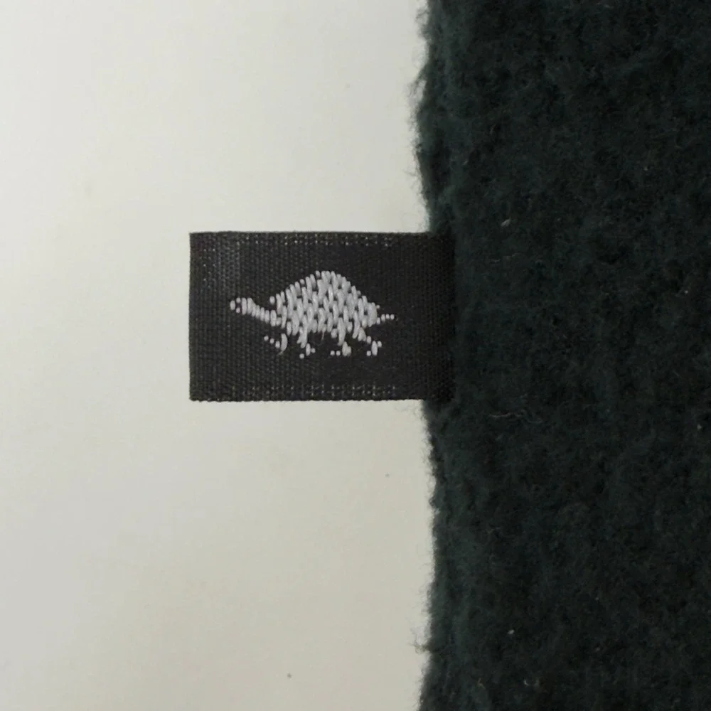 Vtg Turtle Fur Fleece Neck Warmer Gaiter Forest Green Acrylic‎ Winter Ski Mask